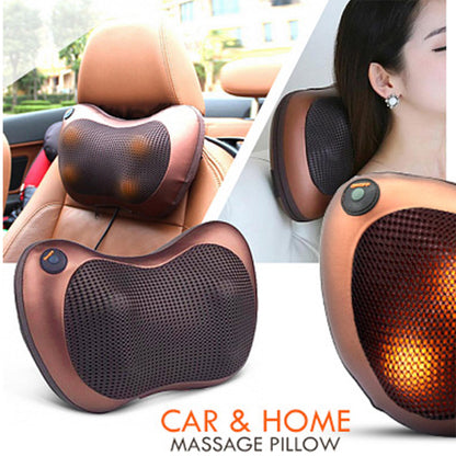 Electric pillow with 4 massage heads 